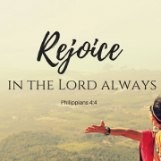 REJOICE IN THE LORD