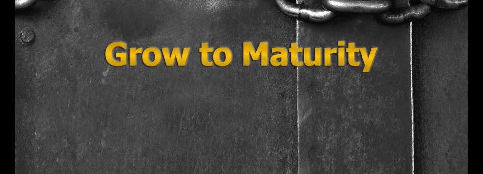 MATURITY IN SALVATION