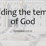 BUILDING GOD’S TEMPLE