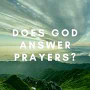 GOD ANSWERS PRAYERS