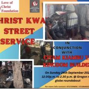CHRIST KWA STREET SERVICE