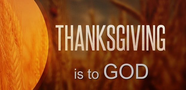 THANKSGIVING TO GOD